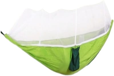 Draagbare Hangmat - Kampeerhangmat - Ontspanning Buiten - Geïntegreerd Muggennet - 1.2 kg - Verschillende Kleuren