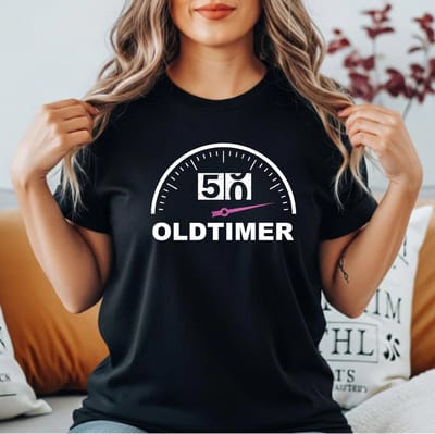 50 Jaar Oldtimer Sarah- Maat S- 50 jaar feest- verjaardag. Sarah T-shirt.