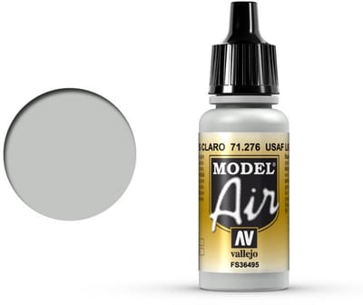 Vallejo Hobbyverf Acrylverf - 71276 Model Air USAF Light Gray - Acryl Verf flesje - 17 ml