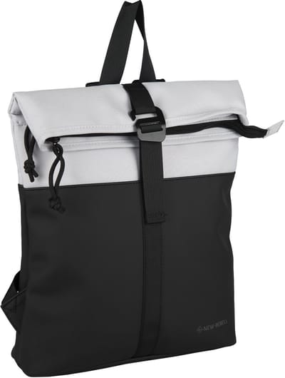 New Rebels Backham Los Angeles Zwart 7L Rolltop Rugzak Waterafstotend