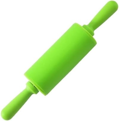 Deegroller - Bakroller - Koekjes Bakken - Ergonomisch Ontwerp - 23 cm - Groen