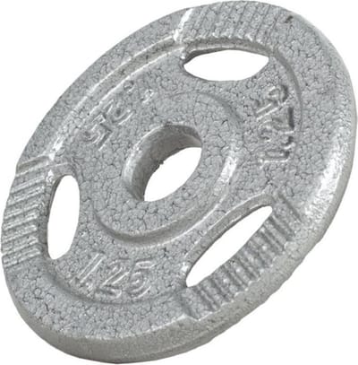 Gorilla Sports Gewicht - Halterschijf - Gripper Gietijzer - 30 mm - 1,25 kg