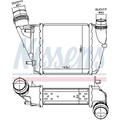 Intercooler NISSENS 96452