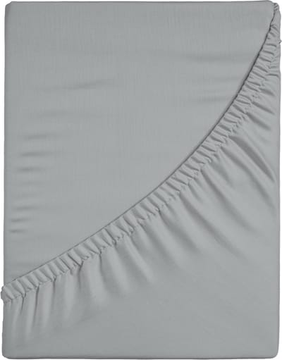 Good Morning hoeslaken effen kleur - Kind 70x150 cm - Lichtgrijs - 100% Katoen renforce
