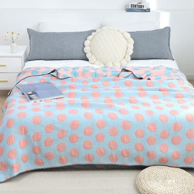 Katoen Gaas Muslin Deken Zacht Plaid Jacquard Deken Volwassenen op De/Bed/Bank/Vliegtuig/Reis Sprei Beddengoed 200x230cm 200cm*230cm