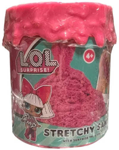 Lol Suprise Super Stretchy Speelzand - Knijp, Stretch en Speel - Inclusief Een Verborgen Verassing - 4+