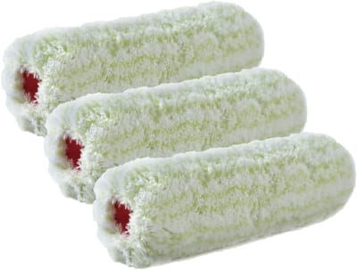 Sorex Verfrollers - 3x stuks - pluisvrij - vacht - anti-spat - 9x18 cm - roller