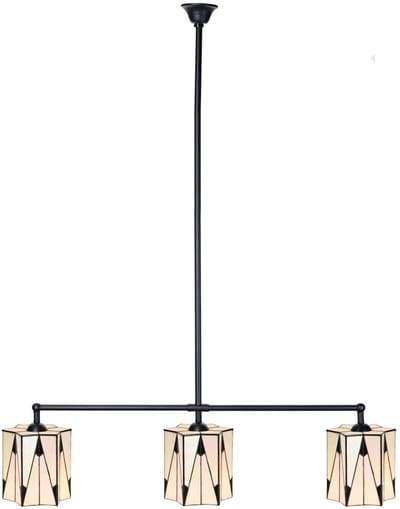 Tiffany T-lamp 3 lichts French Art Deco - Art Deco Trade