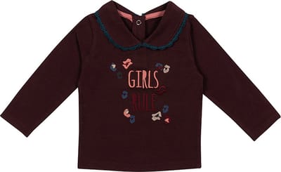Frogs and Dogs - Shirt Girls - Bruin - Wild Life - - Maat 68 -
