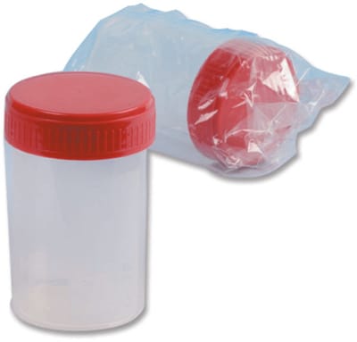 Urine beker 60 ml 100 stuks