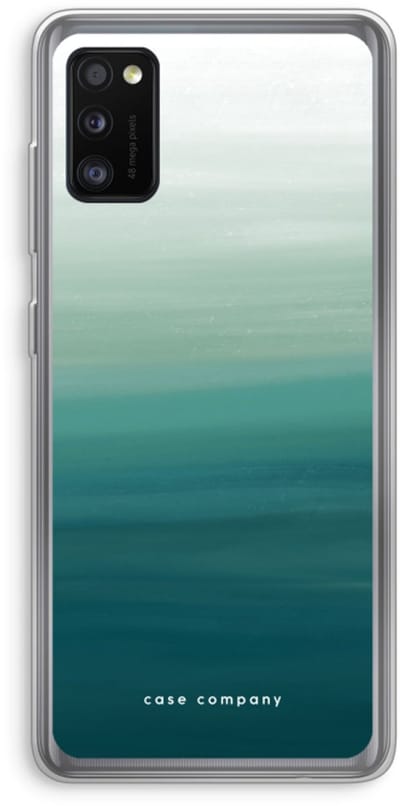 Case Company® - Hoesje geschikt voor Samsung Galaxy A41 hoesje - Ocean - Soft Cover Telefoonhoesje - Bescherming aan alle Kanten en Schermrand