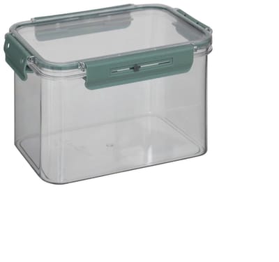 5Five Vershoudbakje met deksel - kunststof - 1x stuks - 2500 ml - luchtdicht- met clips - vriezer - bewaarbakjes