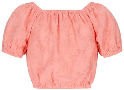 NoBell' - Tomu Embroidered Blouse - Peach Blossom - Maat 158-164