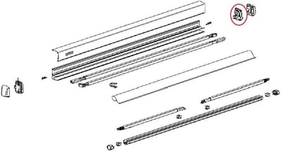 Thule Endplate Assy R 3200