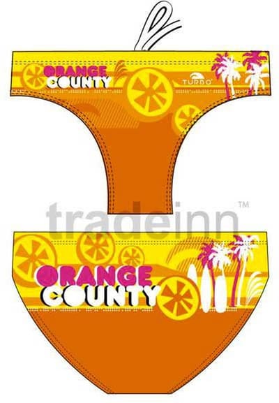 Turbo Orange Country Zwemslip Oranje XL Man