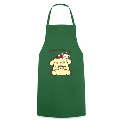 Pompompurin Drinkt Koffie Met Muffin Keukenschort