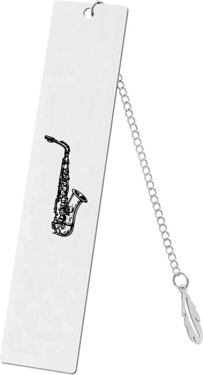 Akyol - saxofoon boekenlegger - Saxofoon - cadeau muzikant - leuk cadeau voor je vriend om te geven - verjaardag muzikant