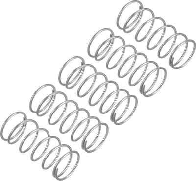 Drukveren Set - Compressieveren Spiraalveren - Industriële Toepassingen - Roestvrij Staal 304 - 0.5x7x15 mm - Zilver