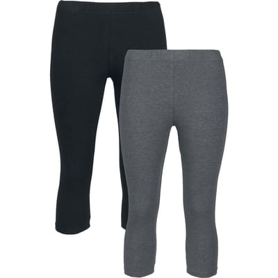 R.E.D. Rock-Engineered Design basic legging met elastische taille in dubbelpack - Dames - S