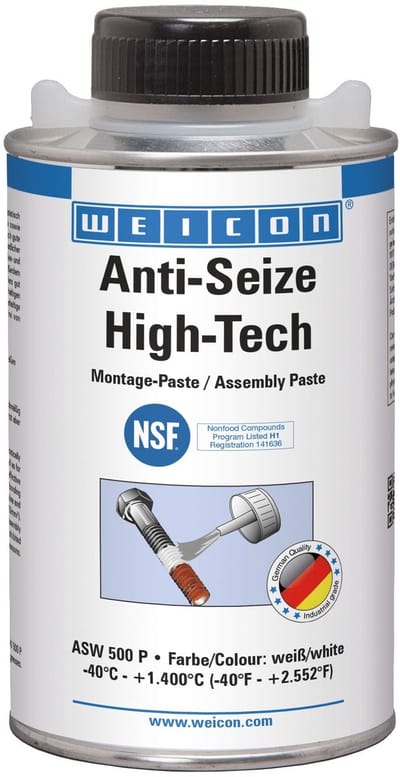 WEICON Anti-Seize High-Tech – Montagepasta 500 g – Metaalvrije corrosiebescherming