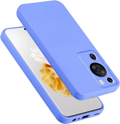 Cadorabo Hoesje geschikt voor Huawei P60 Pro in LIQUID LICHT PAARS - Beschermhoes gemaakt van flexibel TPU silicone Case Cover