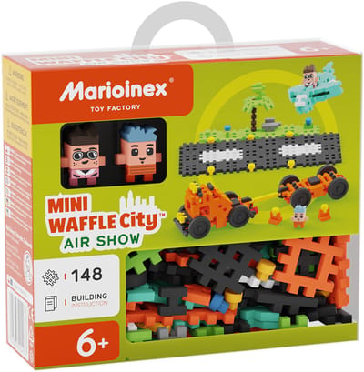Mini wafel blokken luchtshow 148 stuks - Marioinex - vanaf 6 jaar