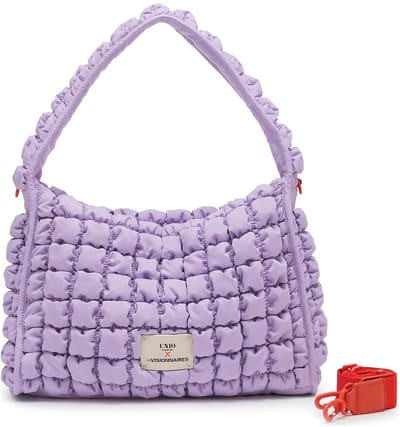 Unio Hamburg x Les Visionnaires schoudertas Bubble Unio Hobo Lilac paars