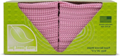 Papieren Handdoeken - Keukenrol - Keuken Schoonmaken - Herbruikbaar Doekachtig Materiaal - 13 x 20 inch - Roze