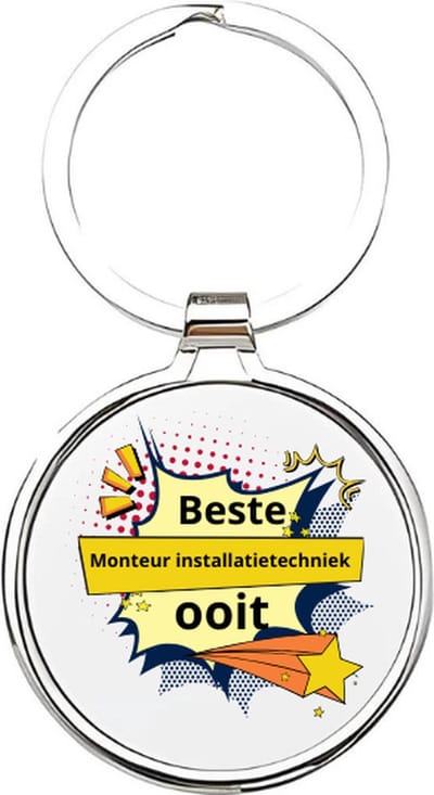 Akyol - de beste monteur installatietechniek ooit Sleutelhanger - Elektricien - de beste monteur installatietechniek - monteur installatietechniek - elektromonteur - monteur - monteurs - électricien - technicus - cadeau voor een monteur - 4 x 7,5 CM