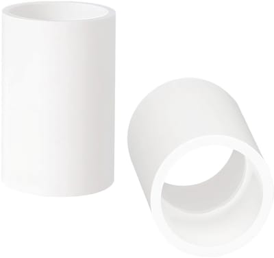 Dailygoods- Verbinder - 2 Stuks - PVC Verbinding - Schroefverbinding - 25mm x 41mm - Hoogwaardige Kwaliteit - Sterk en Stabiel - Pijpenverbinder