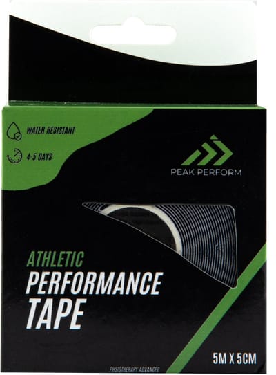 Peak Perform - Athletic Kinesiology Tape | Waterresistent | Extra strong | Fysiotape | Kinesiologie Tape | Geschikt voor sport