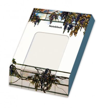 Bekking & Blitz - Memoblok - Memo blocnote - Notitieblok - Kunst - Louis Comfort Tiffany - Morse Museum - Uniek design
