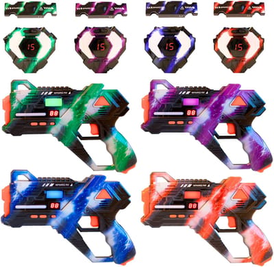 Virosa Lasergame Set - Oplaadbaar Laser Tag voor 4 personen - Indoor & Outdoor
