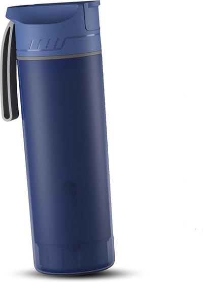 PolkaHome Professionele outdoor waterfilterfles met 1500 liter filtercapaciteit, verwijdert 99,99% van alle bacteriën en filtert virussen, deeltjes en zware metalen