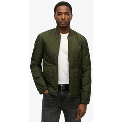 Superdry Surplus Gewatteerd Jack Groen Grootte: S