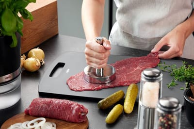 GEFU TAMPA Vleeshamer RVS – Vleespletter voor Schnitzels en Roulades – Professionele Kwaliteit – Vaatwasserbestendig