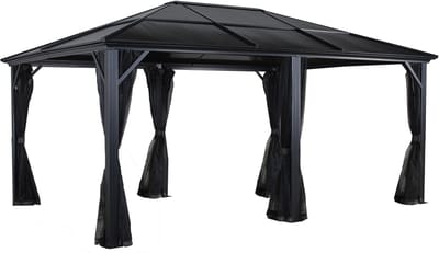 Sojag Aluminium paviljoen Meridien - met klamboe 365x485x270 cm