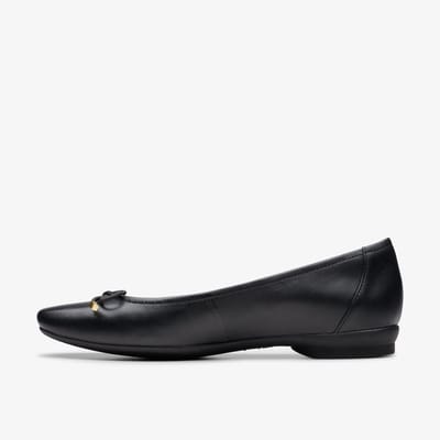 Candra Licht Zwarte Leren Schoenen