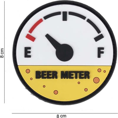 Embleem 3D PVC Beer meter