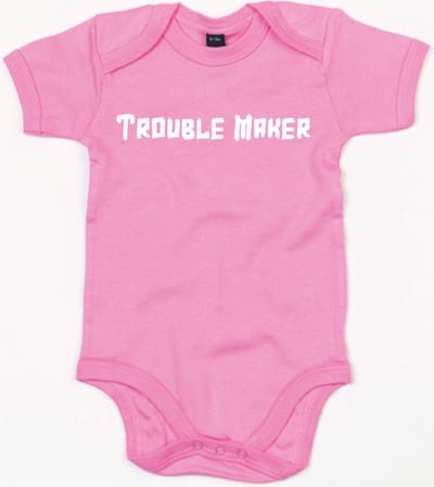 Rompertje Troublemaker-Bubble Gum Pink-3-6 Maanden