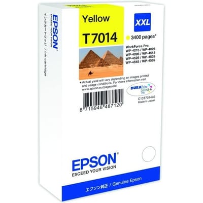 Epson T7014 inktcartridge geel extra hoge capaciteit (origineel)