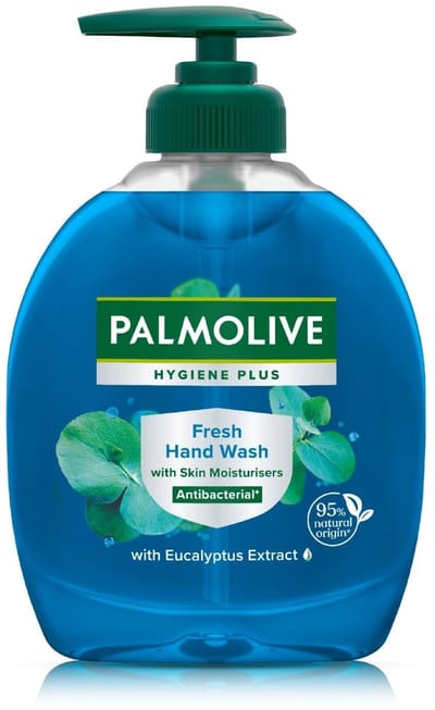 Palmolive Handzeep Hygiëne Plus Fresh Met Pomp - 6x300ml - Voordeelverpakking