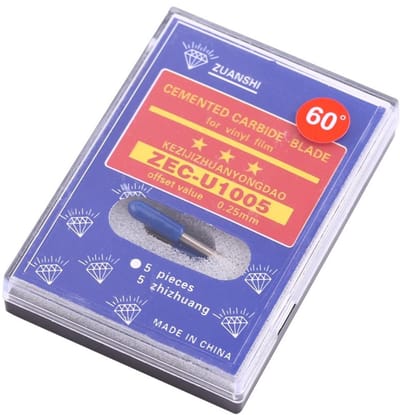 Golden crown - Snijmesjes voor Plotters - Cemented Carbide Blades - Ideaal voor Precisiewerk - 10 Stuks - Vervangbladen - Geschikt voor 30° 45° 60° Hoek...