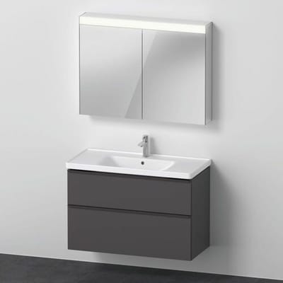 Duravit D-Neo furniture set with mirror cabinet 100.5 cm DE011704949