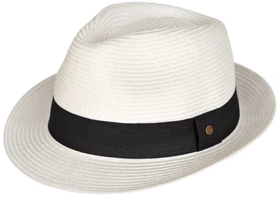 Harley Trilby – Zonnehoed Dames & Heren UV Werend - Maat: L-XL: 61 cm - Ivory