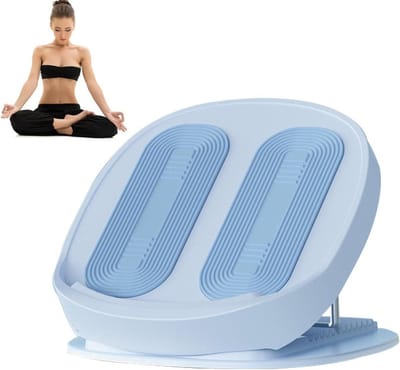 Stapsgewijze Trainer - Opvouwbaar Pedaal - Onderlichaam Trainen - Met Massagefunctie - 28 x 26 cm - Blauw