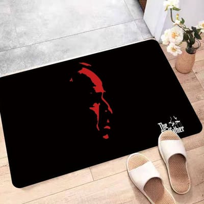 Film de gangster Le G-Parrain Tapis de sol Antidérapant Absorbe l'eau Coussin long Tapis de chambre Tapis de maison 40x60 cm