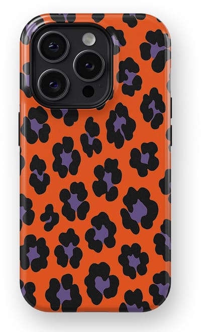 DripCase Luipaard Hoesje geschikt voor iPhone 14 Pro | Backcover met Mag | Hoesje met Dierenprint geschikt voor iPhone 14 Pro Bold Bite