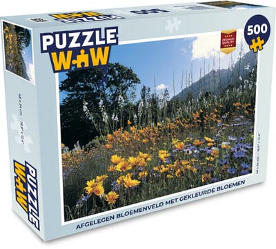 Puzzel Bloemen - Natuur - Kleur - Legpuzzel - Puzzel 500 stukjes
