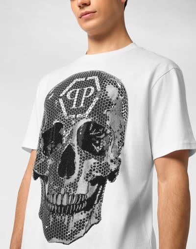T-Shirt Ronde Hals Ss Skull